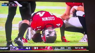 Chris Godwin Injury Bucs vs Ravens [upl. by Ahtiuqal776]