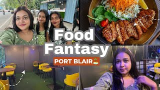 Exploring The Cutest Restaurant In Andaman  Food Fantasy Restaurant  📍Port Blair Junglighat vlog [upl. by Elleira]