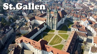 Sehenswürdigkeiten der Stadt StGallen Schweiz [upl. by Ahsemaj]