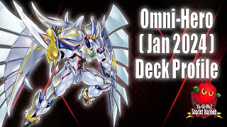 How to Play Hero in 2024  Omni HERO Deck Profile Jan 2024 2nd Place [upl. by Nylloh]