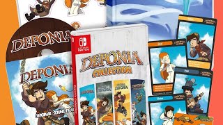 Deponia Collectors Collection Nintendo Switch  All the Details [upl. by Delbert]