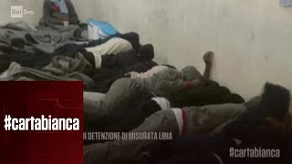 Il centro di detenzione di Misurata in Libia  cartabianca 29012019 [upl. by Ymiaj]