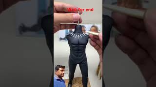 Clay artisan jay  Creating a powerful Black Panther Sculpture [upl. by Ttayh105]