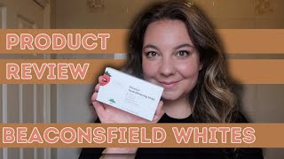 Beaconsfield White Tooth Whitening Strips Review  Product Review [upl. by Eleahcim]