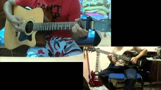 Elizabeth Tan ft Faizal Tahir  Setia guitar cover [upl. by Orth495]