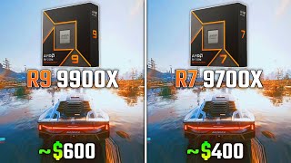 RYZEN 9 9900X vs RYZEN 7 9700X  Test in 6 Games [upl. by Rimahs]