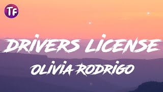 Olivia Rodrigo – drivers license Lyrics  Letra [upl. by Mak]