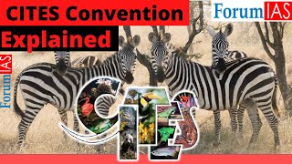 CITES convention News Simplified ForumIAS [upl. by Kant]