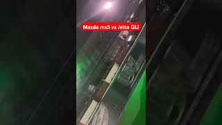 Mazda Mx5 vs Jetta GLI autodromoculiacan mx5 JettaGLI [upl. by Eliades]