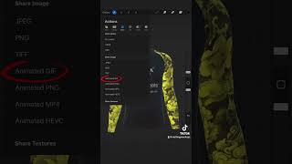 How to make a Procreate animation in 3D procreate 3Dprocreate 3Danimation 3Dtshirt 3Dclothes [upl. by Pinter]