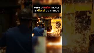 esse é o maior motor a diesel do mundo curiosidades motor [upl. by Leilah]