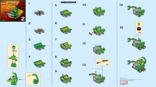 LEGO instructions  Super Heroes  76071  Mighty Micros SpiderMan vs Scorpion Book 2 [upl. by Heddi]