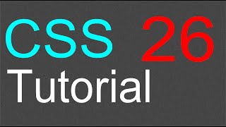 CSS Tutorial for Beginners  26  The DIV element [upl. by Aisatsanna]