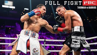 Thurman vs Barrios FULL FIGHT February 5 2022  PBC on FOX PPV [upl. by Maxwell]