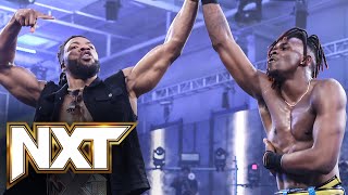 Trick Williams helps JeVon Evans defeat Oro Mensah NXT highlights May 14 2024 [upl. by Anin]