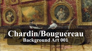 Background Art001 ChardinBouguereau test streaming [upl. by Ayisan]