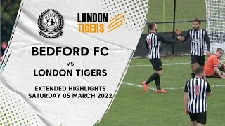 EXTENDED HIGHLIGHTS  Bedford FC v London Tigers 5th March 2022 [upl. by Tiat842]