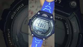 CASIO WS220 3271 Lap Memory 120 Tough Solar 49mm 5 alarms wr100m illuminator [upl. by Yartnod223]