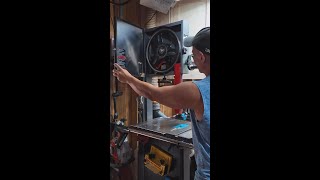 Resaw King Blade Resawing Wide Ambrosia Maple on the 14BX Bandsaw WoodworkingTools Bandsaw [upl. by Luzader698]