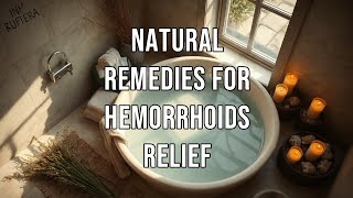 NATURAL REMEDIES FOR HEMORRHOIDS Relief NaturalRemediesHemorrhoidReliefHomeRemedies [upl. by Forward]