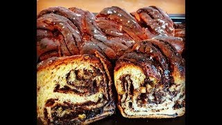 Cozonac BABKACozonac Evreiesc European Polonez Babka cu Ciocolata si ScortisoaraBest Babka brioche [upl. by Erdman]