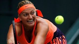 Wuhan Open  1st Round  Petra Kvitova Beats Jelena Ostapenko [upl. by Eselehs]