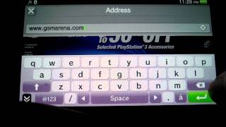 PS Vita Flash Web Browser [upl. by Ahsimrac]