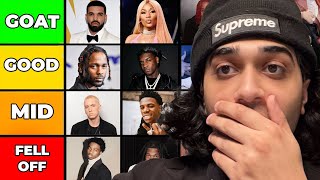 Ranking every rapper ever [upl. by Nele]