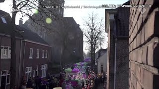 Videobeelden van de steekpartij tijdens carnaval in Oisterwijk [upl. by Eisle201]