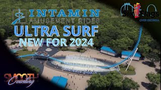 Six Flags Over Georgia announce New for 2024 Intamin Ultra Surf Coaster [upl. by Schreiber]