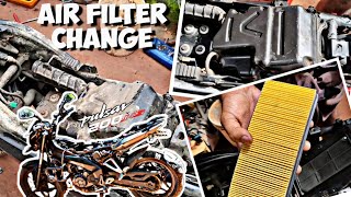 NS200 AIR FILTER CHANGE ‼️‼️‼️ [upl. by Leahcar]