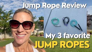 Jump Rope Review My 3 Favorite Jump Ropes [upl. by Mcgrody]