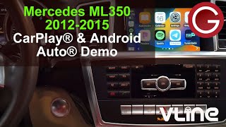 Mercedes Benz ML350 20122015 GLEclass GROM VLine VL2 System Wireless CarPlay Android Auto MB45 [upl. by Irallih]