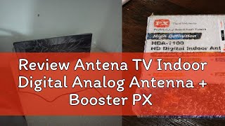 Review Antena TV Indoor Digital Analog Antenna  Booster PX HDA1100 [upl. by Alaine613]