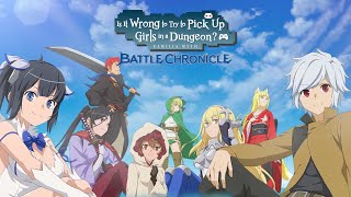 DanMachi BATTLE CHRONICLE Gameplay Android [upl. by Ahsiruam895]