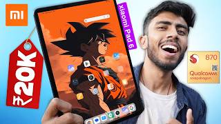 Xiaomi Pad 6 Unboxing Under 20000RS 🤩 Best Tablet For Gaming amp Students Snapdragon 870🔥 [upl. by Gnivri]