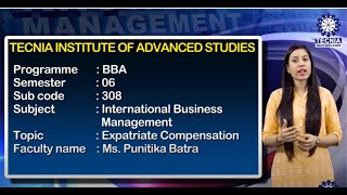 Expatriate Compensation  International Business Management  Punitika Batra  BBA  TIAS [upl. by Flita970]