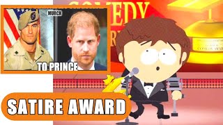 New South Park Episodes PUT AN END To Harrys Pat Tillman Award Called Prince Who Buys Awards [upl. by Tomi]