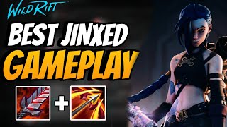 WILD RIFT JINX  JINX IS UNSTOPPABLE WITH THIS BUILD  JINX RUNES amp BUILD  CHALLENGER ADC [upl. by Sil]