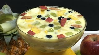 ഫ്രൂട്ട് കസ്റ്റാർഡ്  Fruit custard recipe in malayalam [upl. by Zeus656]