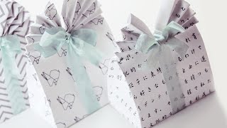 Origami Gift Bag Tutorial  DIY  Paper Kawaii [upl. by Laurens]