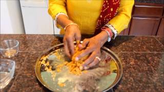 Teej Festival  How to make Besan ka Saatu [upl. by Nesmat]