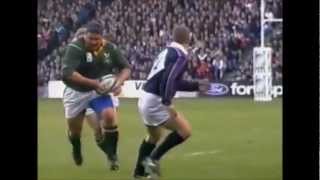 Ollie le Roux prop try vs Scotland 1999 [upl. by Goulet]