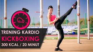 Trening Kardio KickBoxing  300 kcal w 20 minut [upl. by Poliard]