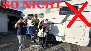 Putzt du dein Womo richtig ❓Wie machen wir das ❓SONAX Caravan AktionsSet [upl. by Musihc]