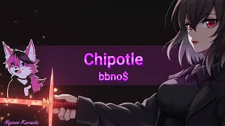 bbno  Chipotle  Karaoke [upl. by Starinsky314]