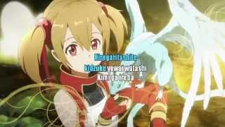 Sword Art Online  Crossing Field Karaoke [upl. by Erlandson201]