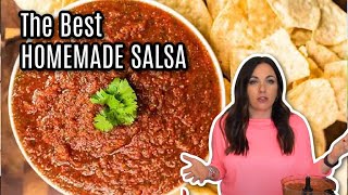 The Best Homemade Salsa Recipe [upl. by Bergstein755]