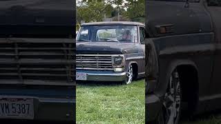 F100 rolling out of Dropt N Destroyed 2024 customtruck ohio showtruck truckshow rollout [upl. by Yssor]