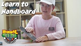 Learn how to Handboard  Shuv Ollie and Kickflip [upl. by Vincentia]